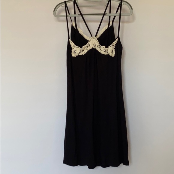 Sworn Virgins SOFT Bamboo and Lace Black Dress M - Picture 3 of 6